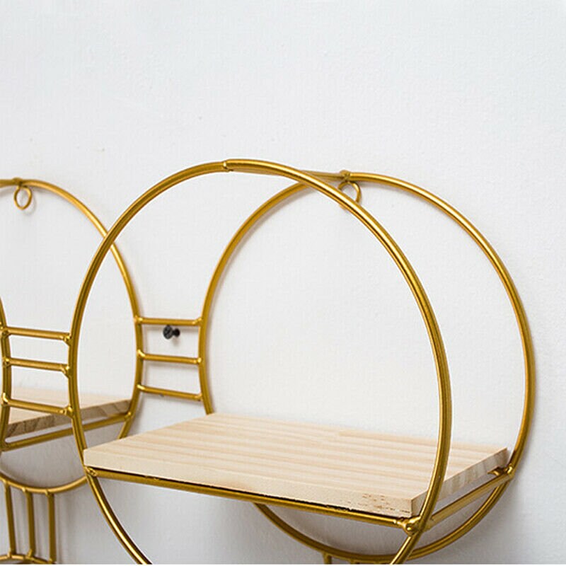 Gold Wall Shelf 4 Cubes Shelving Storage Unit Bookcase Plant Etsy UK