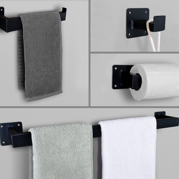 Black Toilet Roll Holder Etsy UK