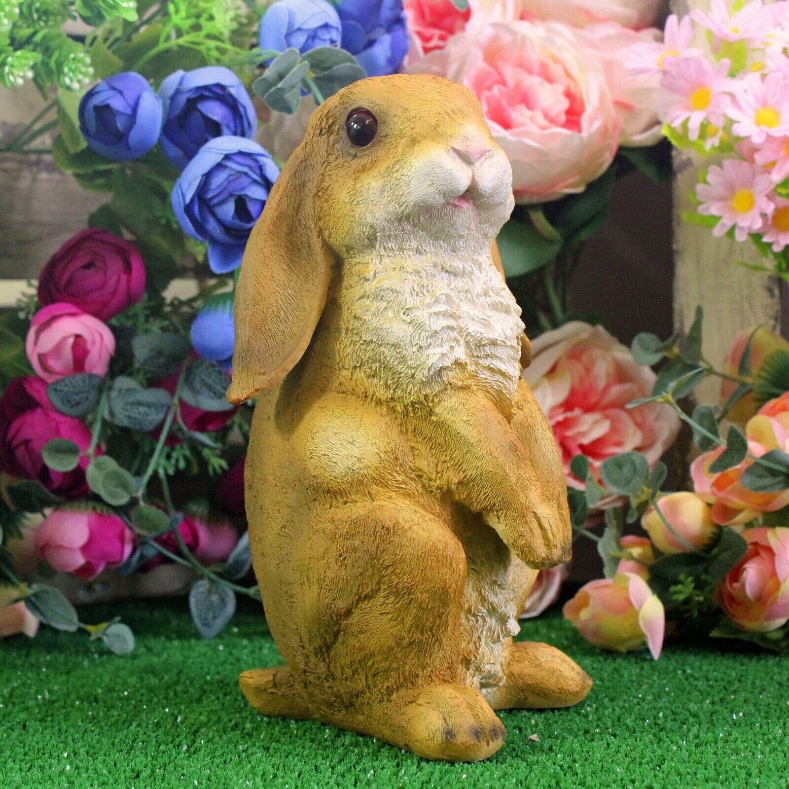 Rabbit Bunny Hare Garden Ornament Lawn Patio Garden Sculpture Etsy