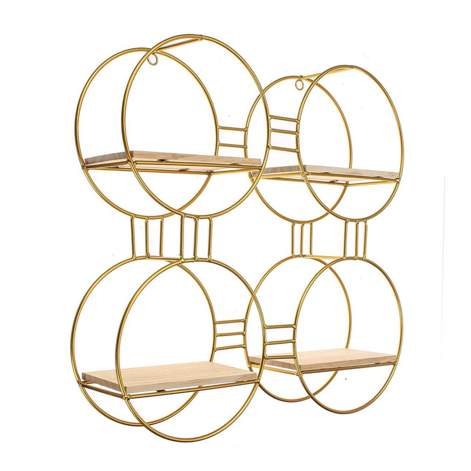 Gold Wall Shelf 4 Cubes Shelving Storage Unit Bookcase Plant Etsy UK