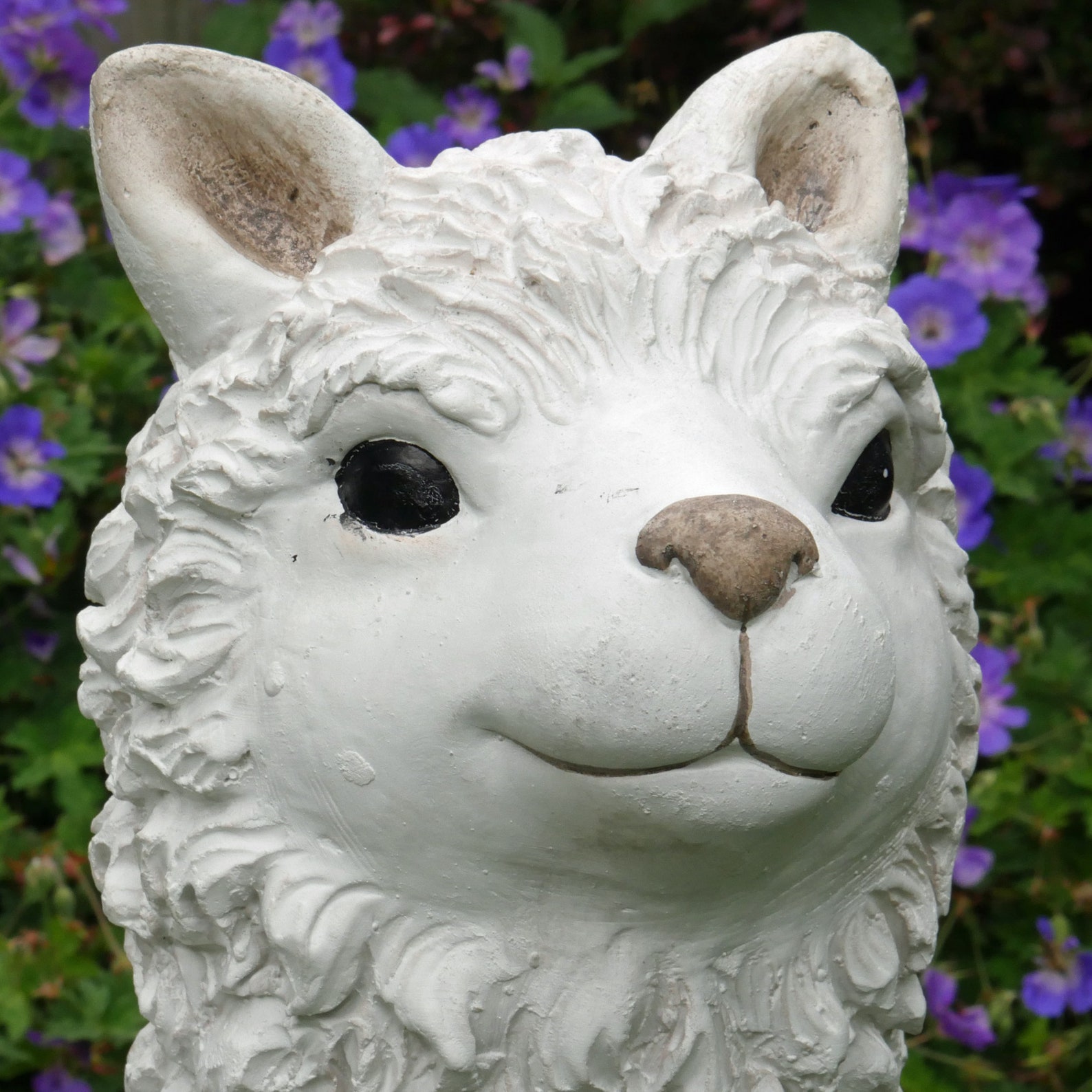Handmade Llama Sculpture Garden Home Animal Lawn Statue | Etsy