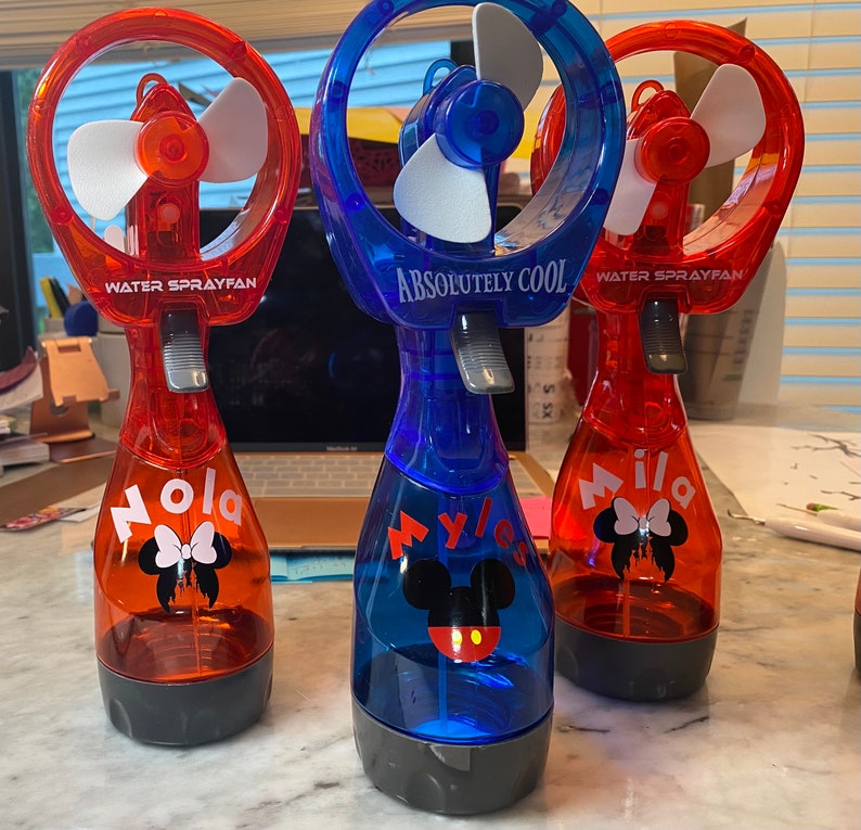 Personalized Misting Fans Etsy