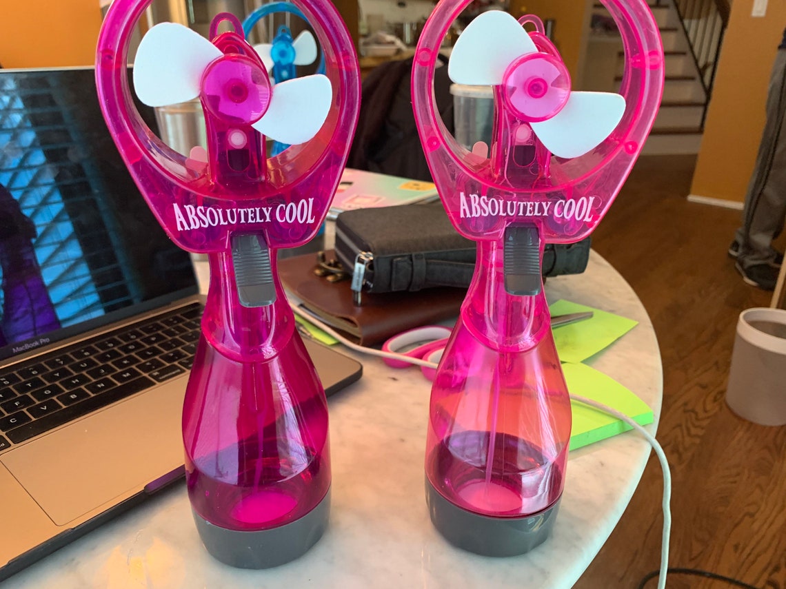 Personalized Misting Fans Etsy