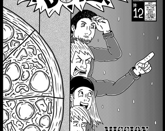 Pizza Boyz Comic Issue 12 - Mission Pizza Impossible in Digital PDF by Spencer Scott Holmes - Action Film Movies Gaming Board Games Arcade