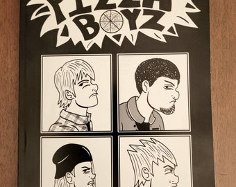 Pizza Boyz - Season 3 - Graphic Novel Print - Sitcom Styled Slice of Life Indie Comic Book Series - Retro Video Games Film Arcade Manga Fan
