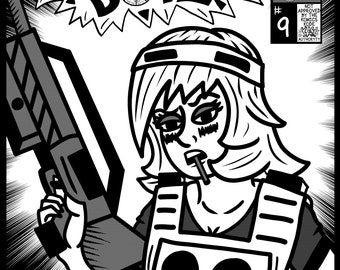 Pizza Boyz Comic Issue 9 - Lazer Tag Now in Digital PDF by Spencer Scott Holmes - Comics Manga Laser War Vietnam Vet Arcade Jungle Action