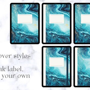 30 Marble Aesthetic Digital Notebook Covers for Goodnotes and ...