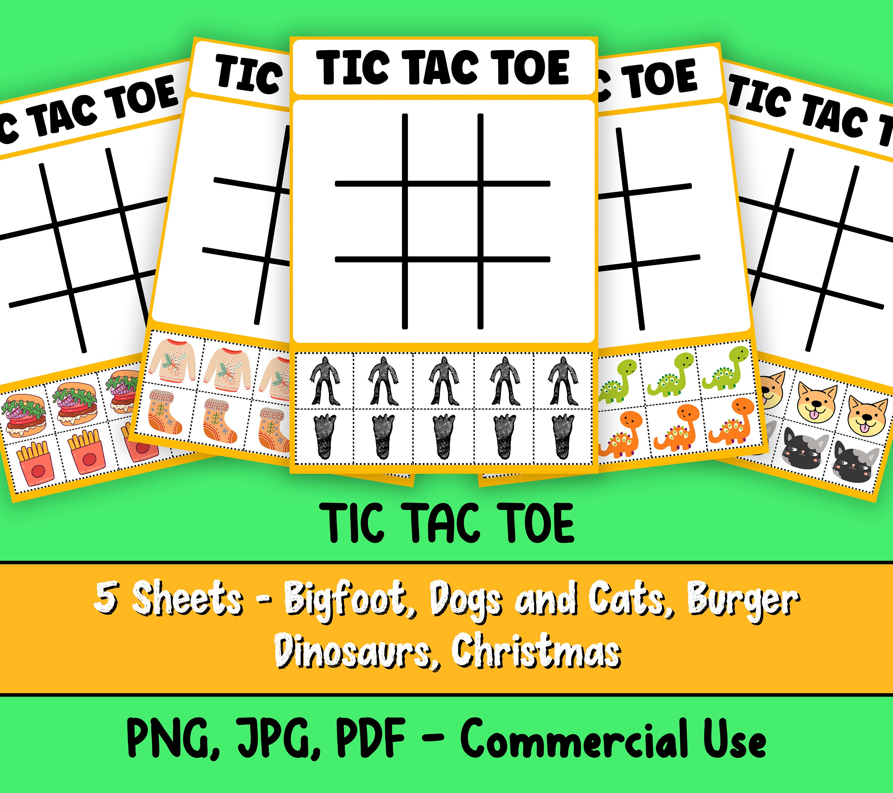 Tic Tac Toe Game Book KDP Interior