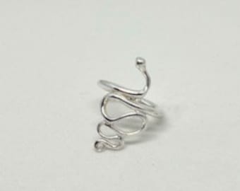 Silver Serpent Ring