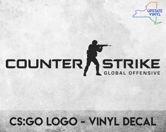 CS:GO Logo Vinyl Decal Sticker - Multiple colors available!
