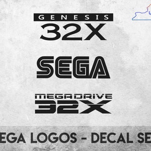 Sega Logo set - Vinyl Decals - Multiple colors available!