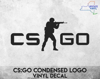 CS:GO Condensed Logo Vinyl Decal Sticker - Multiple colors available!