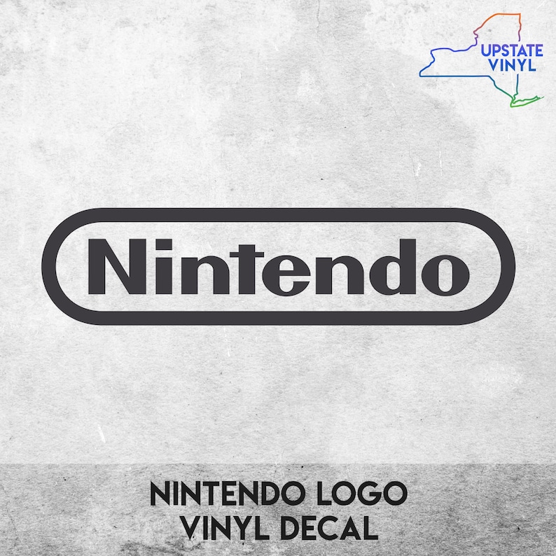 Nintendo classic logo Vinyl Decal Sticker Bild 2