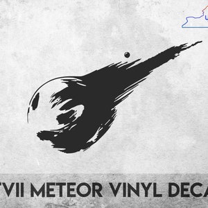 FFVII Meteor Logo - Vinyl Decal Sticker - Multiple colors available!