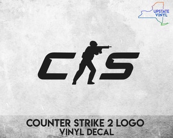 Logo Counter-Strike 2 - Sticker vinyle - Plusieurs couleurs disponibles !