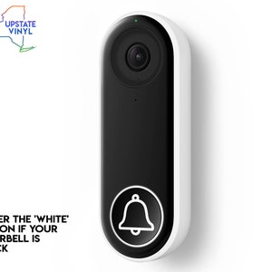 Nest Hello doorbell Bell 3 decal White