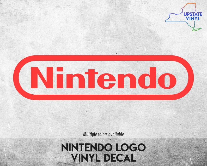 Nintendo classic logo Vinyl Decal Sticker Bild 1