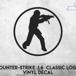 Classic Counter-Strike 1.6 Vinyl Decal Sticker