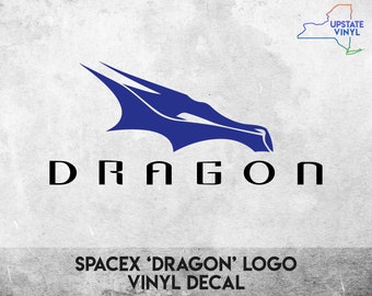 Spacex 'falcon 9' Logo Vinyl Decal Sticker | Etsy