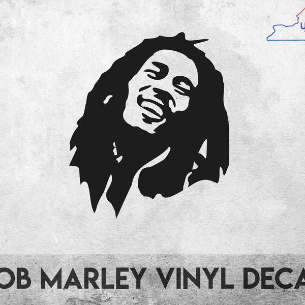 Bob Marley - Vinyl Decal Sticker - Multiple colors available!