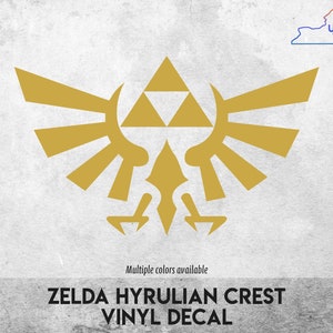Legend of Zelda - Hyrulian Crest vinyl decal