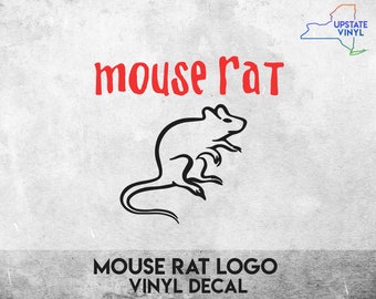 Mouse Rat Logo from Parks and Rec - Vinyl Decal Sticker - Multiple colors available!