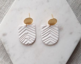 White Chevron Arches