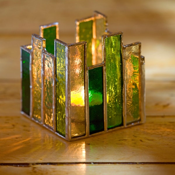 Art Deco Style Candle Votive tealight holder