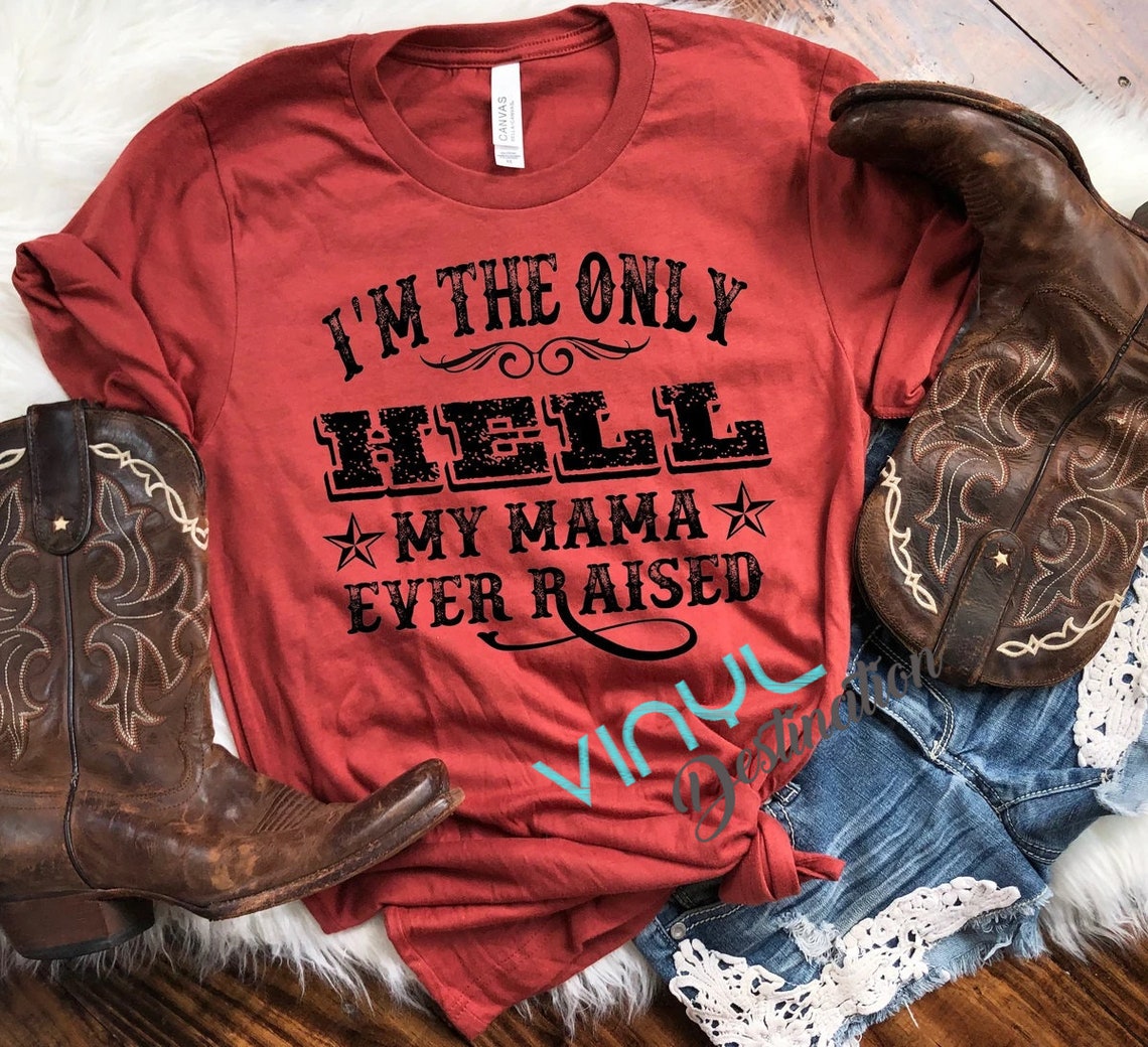 the only hell my momma ever raised shirt