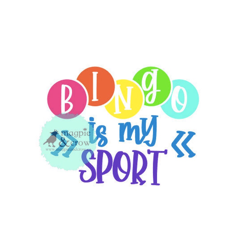 Download Bingo SVG Bingo is my Sport SVG Cricut File Silhouette | Etsy