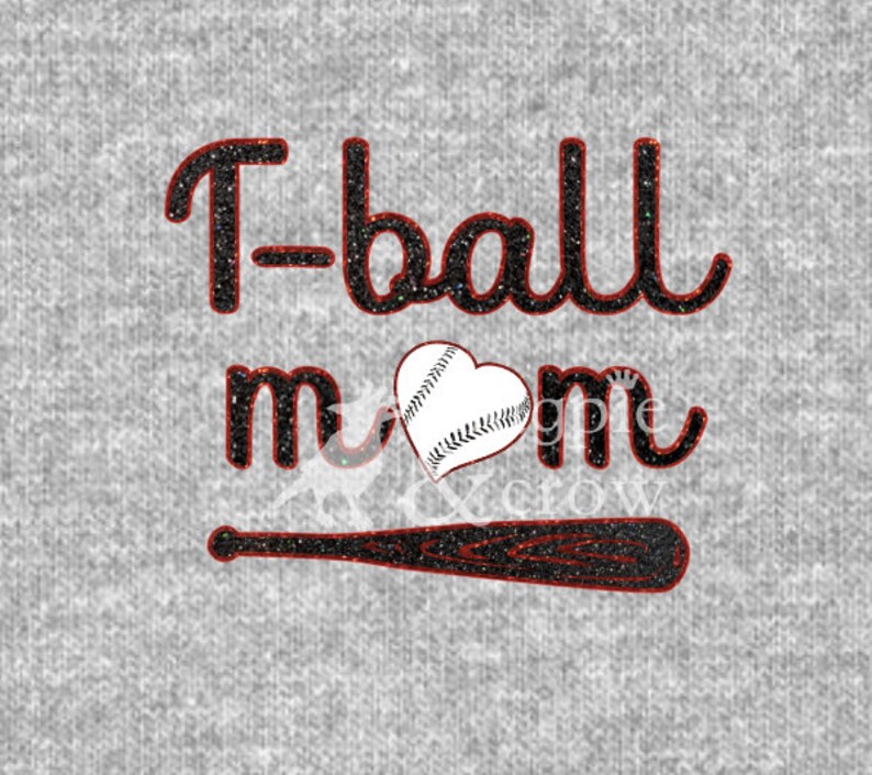 Download T-ball Mom SVG Tball HTV Shirt Cut File for Cricut ...