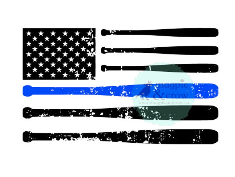 Download Clip Art Distressed Flag Svg American Flag Baseball Thin Blue Line Svg Distressed Thin Blue Line Svg Baseball Police Svg Police Officer Support Art Collectibles
