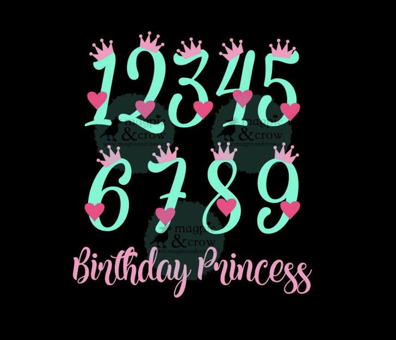 Download Birthday Svg 1st Birthday Svg Birthday Princess Svg Birthday Girl Svg Cut File For Cricut Silhouette 2nd 3rd 4th 5th 6th 7th 8th 9th Clip Art Art Collectibles Commentfer Fr