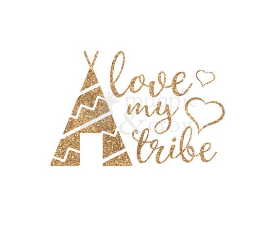 Download Love My Tribe Svg Family Friends Cut File For Htv Vinyl Shirt Etsy