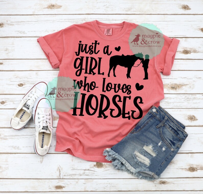 Download Just a Girl Who Loves Horses SVG Horse SVG Cowgirl SVG | Etsy