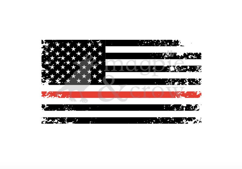 Download American Flag Thin Red Line SVG Brandweerman SVG ...