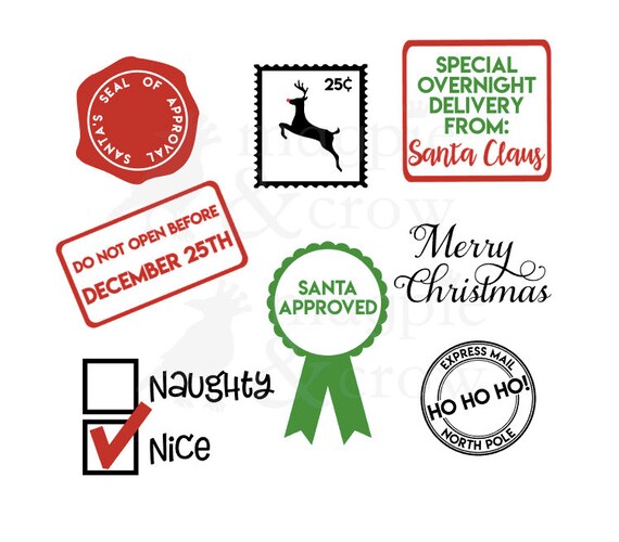 Download Santa Sack Svg Christmas Svg Santa Svg Christmas Stamps Etsy