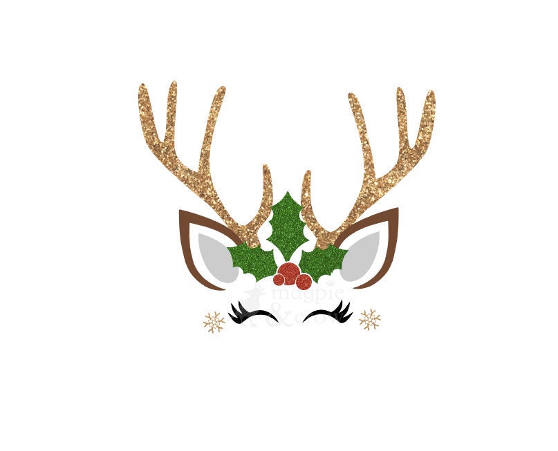 Download Cute Reindeer SVG Christmas SVG Reindeer SVG Cricut Cut | Etsy