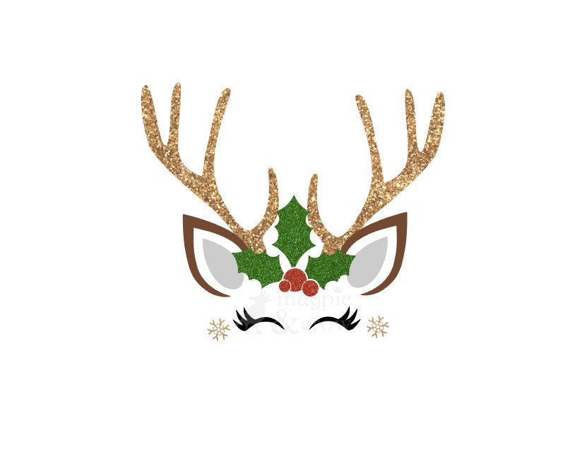 Download Cute Reindeer SVG Christmas SVG Reindeer SVG Cricut Cut | Etsy