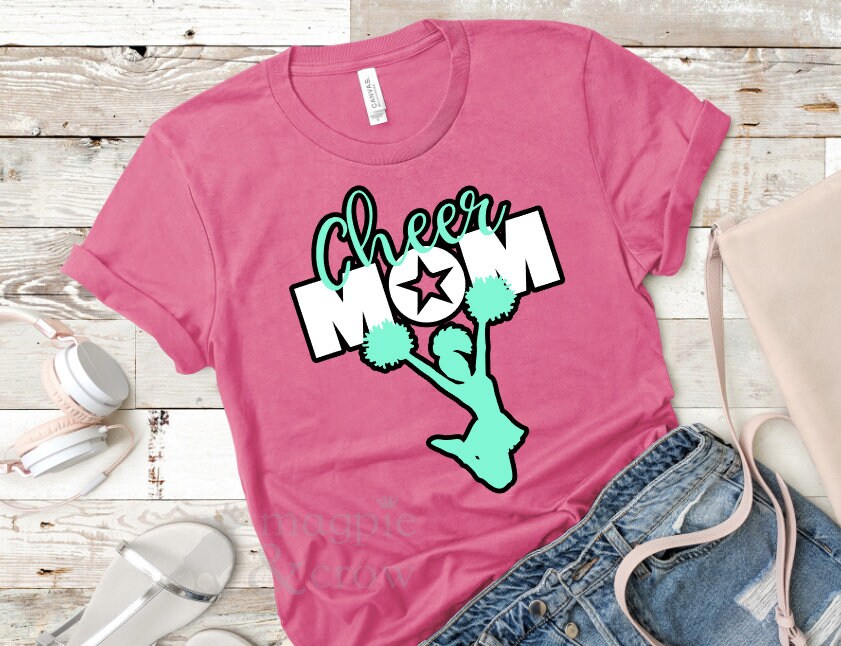 Download Cheer Mom Svg Cheer Mom Shirt Cheerleading Svg Cheerleader Etsy