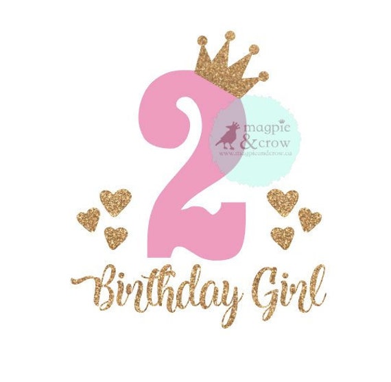Download 2nd Birthday Svg Second Birthday Svg 2nd Birthday Girl Svg Etsy