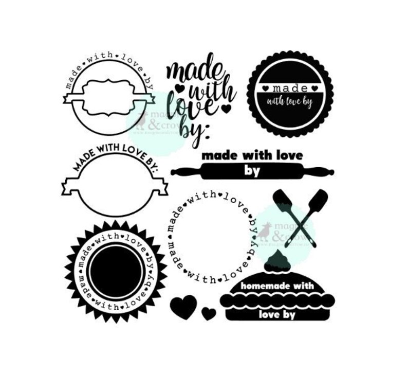 Download Made With Love Svg Silhouette File Handmade With Love Svg Cut File For Cricut Gift Tag Svg Svg Cut File Homemade With Love Svg Clip Art Art Collectibles