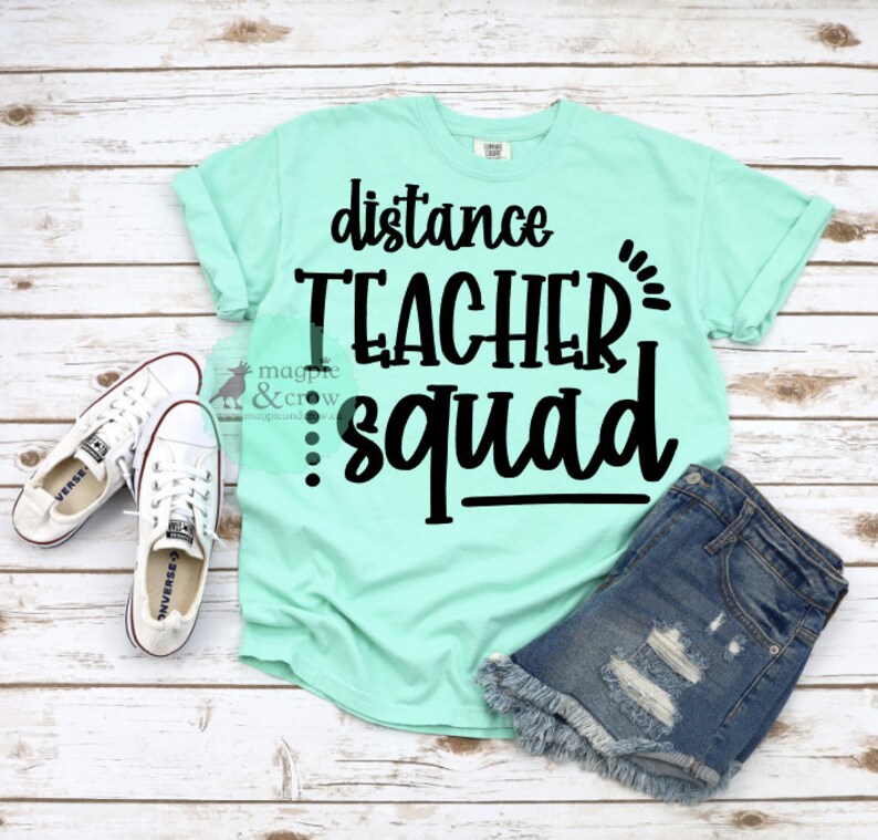 Download Distance Teacher Squad SVG Teacher SVG Quarantine SVG | Etsy
