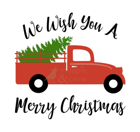 Download Free Merry Christmas Svg Christmas Truck Svg Christmas Svg Etsy SVG DXF Cut File