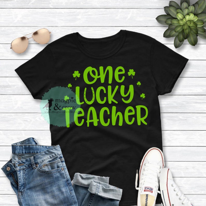 Download Teacher Svg St Cricut Silhouette File One Lucky Teacher Ever Svg Patrick S Day Svg St Patricks Svg St Patrick S Day Teacher Svg Clip Art Art Collectibles Tanzboden Seifried At
