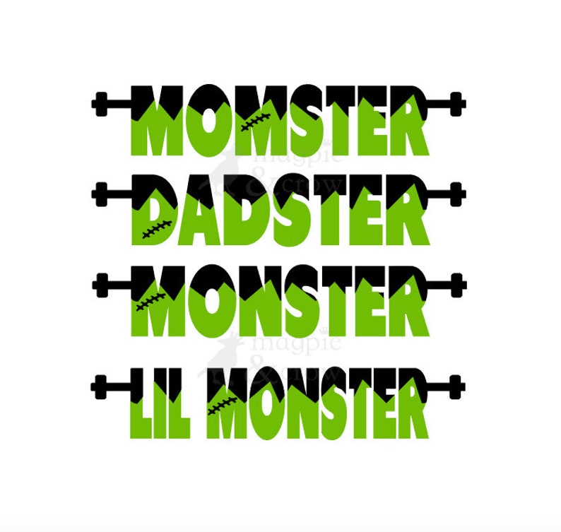 Download Monster Family SVG Bundle Monster SVG Momster SVG Dadster ...