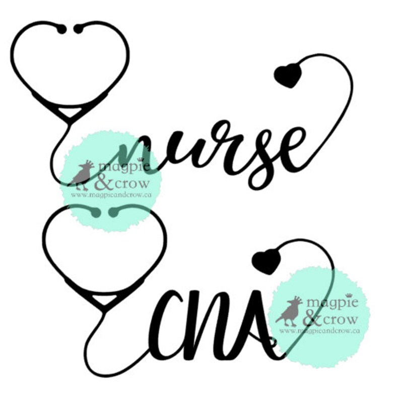 Download CNA SVG Nurse SVG Nurse Stethoscope Svg Nursing Svg | Etsy