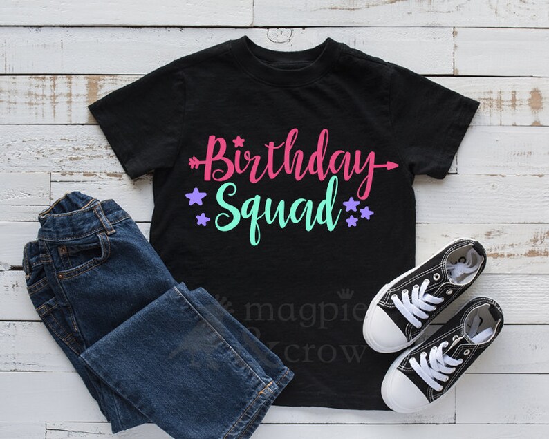 Download Birthday Squad SVG Birthday Party SVG Slumber Party SVG | Etsy