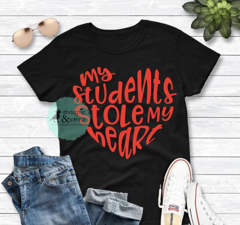 Download My Students Stole My Heart SVG Teacher Valentine SVG Back ...