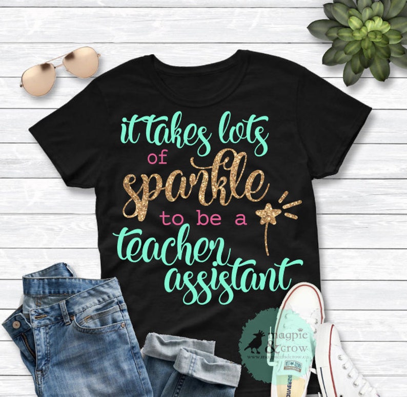 Download It Takes Lots of Sparkle to be a Teacher Assistant SVG | Etsy